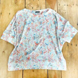 Nally & Millie USA Paisley Sweater M Like‎ NEW